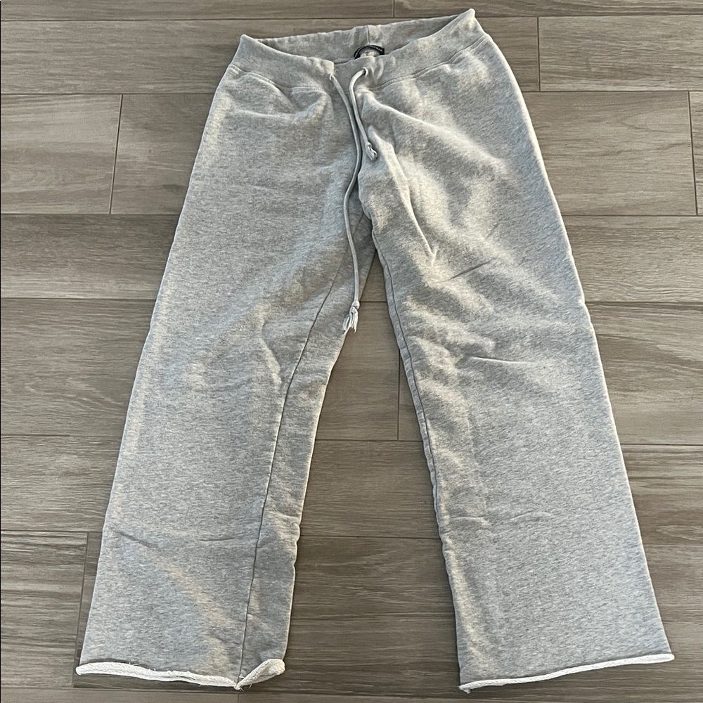 Brandy Melville Gray Drawstring Sweatpants One Size